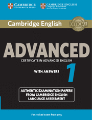 CAMBRIDGE ENGLISH ADVANCED 1 ST WITH ANSWERS