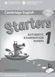 CAMBRIDGE STARTERS 1 ANSWER BOOKLET