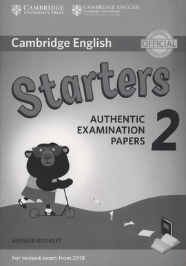 CAMBRIDGE ENGLISH STARTERS 2 KEY