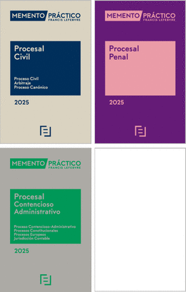 PACK MEMENTO PROCESAL CIVIL 2025 + MEMENTO PROCESAL PENAL 2025 + MEMENTO PROCESAL CONTENCIOSO ADMINISTRATIVO 2025