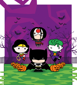 SUPERHEROES EN HALLOWEEN