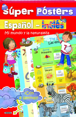 SUPER PÓSTERS ESPAÑOL INGLÉS MI MUNDO Y LA NATURALEZA