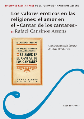 VALORES EROTICOS EN LAS RELIGIONES EL AMOR EN EL CANTAR DE LOS CANTARES LOS