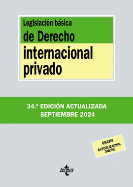 LEGISLACION BASICA DE DERECHO INTERNACIONAL PRIVADO 2024