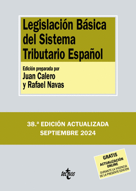 LEGISLACION BASICA DEL SISTEMA TRIBUTARIO ESPAÑOL 2024