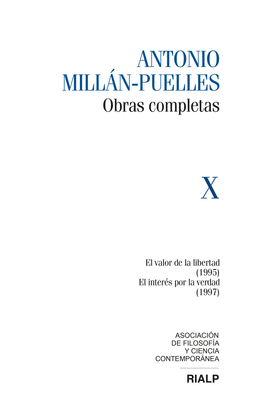 MILLAN-PUELLES VOL X OBRAS COMPLETAS