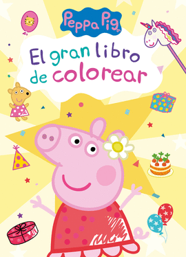 PEPPA PIG GRAN LIBRO DE COLOREAR