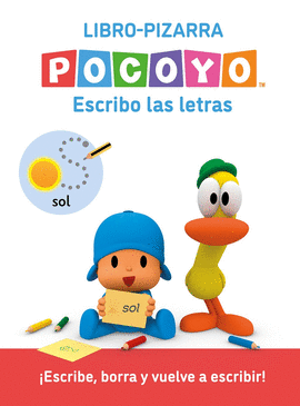 POCOYO LIBRO PIZARRA LECTOESCRITURA ESCRIBO LAS LETRAS