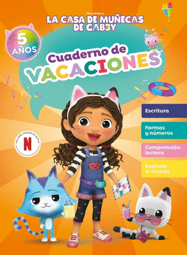 CASA DE MUÑECAS DE GABBY CUADERNO DE VACACIONES 5 AÑOS