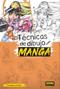 TECNICAS DE DIBUJO MANGA 05 PERSONAJES Y ACCESORIOS