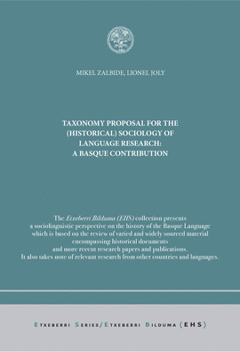 TAXONOMY PROPOSAL FOR THE HISTORICAL SOCIOLOGY OF LANGUAGE RESEARCH