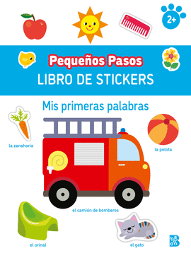 PEQUEÑOS PASOS LIBRO DE STICKERS MIS PRIMERAS PALABRAS +2