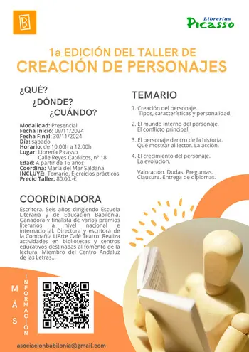 Taller de  Creación de Personajes